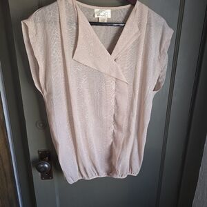 Lafayette 148 New York Soft Peach Blouse